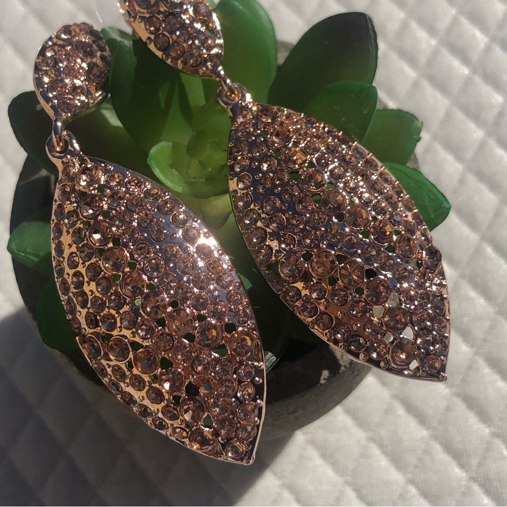 Super sparkly lightweight drop earrings.  Statement piece item✨